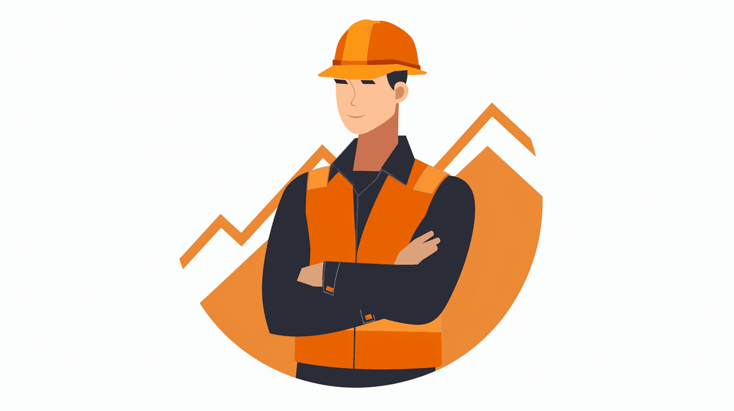 建設現場で働く人